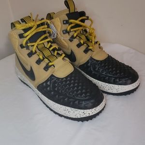 ACG Lunar Force 1 Duckboot GS 'Metallic Gold'